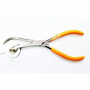 Alicates de conformado de 3 pasos con punta redonda y cóncava de acero inoxidable de 5.5 pulgadas para doblar alambre, hacer bucles, fabricar pulseras y proyectos de bricolaje - Product Image 5