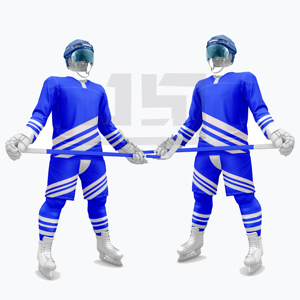 Uniforme Profesional de Hockey sobre Hielo, Jersey y Pantalones Transpirables con Estampado, Antibacterianos, de Secado Rápido, Diseñados para Partidos de Liga - Product Image 3