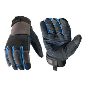 Reinforced Synthetic Leather Amara Mechanic Gloves Work Protection Industrial Hand <b>Safety</b> Anti Slip Heavy Duty Work Gloves - Product Image 2