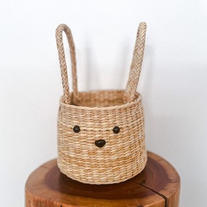 Seagrass bunny easter <b>basket</b> braided sea grass <b>baskets</b> outdoor decoration for <b>egg</b> hunt essentials - Product Image 4