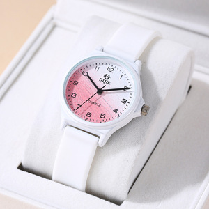 Stylish Neutral Colorful Woman Quartz <b>Watch</b> Simple Arabic Number Girl <b>Watches</b> Design for Students - Product Image 3