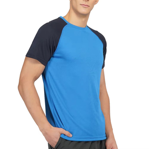 Ritcho International Made Pakistan High Quality Men's T-Shirt 100% Cotton Knitted Solid Color Anti-Wrinkle Breathable 220g Half - Product Image 2