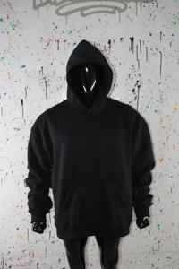 Sudaderas con capucha para hombre, con cremallera, 100% algodón - Product Image 3