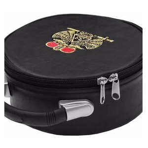 Estuche Doble para Sombreros de Rito Escocés MAH02 de Uniquen Enterprises, Color Negro, con Cierre, Bolsa de Transporte Suave para Gorras de Masonería - Product Image 1