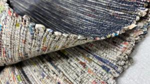 Tela de Algodón Tejida con Estampado de Papel Periódico Ecológico, Textil Sostenible con Tipografía Impresa para Decoración de Ropa - Product Image 5
