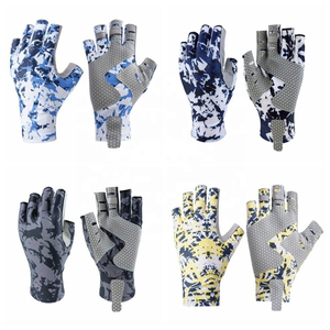 Gants personnalisés sans doigts, doux, imperméables, protection solaire UPF 50+, anti-UV, pour la navigation, la chasse, la pêche sportive, en nylon, livraison directe - Product Image 6