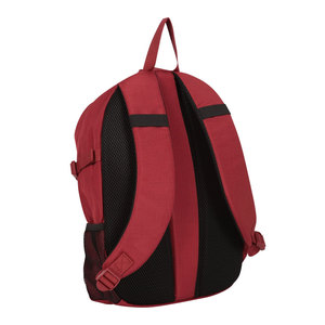 Sac à dos rouge 18 pouces léger en coque souple pour le sport et les voyages en plein air avec fermeture éclair et bretelles réglables unisexe - Product Image 2