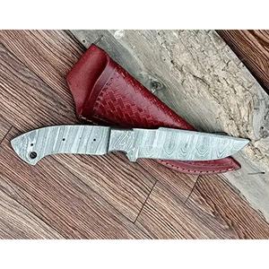 Cuchillo de Chef Personalizado Hecho a Mano Jexmoo con Hoja de Acero de Damasco (Hasta 3.9 pulgadas) y Funda de Cuero - Regalo para Chef - Product Image 3