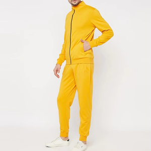 Nuevo diseño de ropa de invierno, conjunto de 2 piezas, chándal personalizado para hombre, material de algodón ligero. - Product Image 3