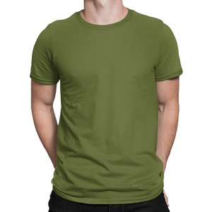 Camiseta de manga corta para hombre, camisa de 100% algodón, 180 GSM, informal, venta al por mayor, logotipo personalizado de calidad orientada a la exportación, OEM, superventas - Product Image 3