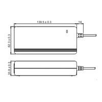 Adaptateur secteur médical AC/DC 60W 12V 5A en matériau PC pour utilisation sur ordinateur de bureau, entrée AC C6
