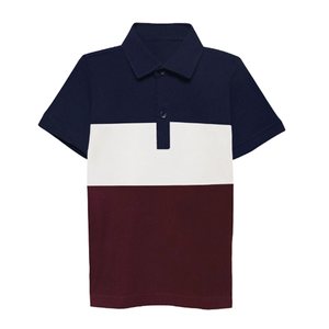 เสื้อยืดเด็กผู้ชาย แขนสั้น ผ้าฝ้าย 100% ดีไซน์พิเศษ ป้องกันรอยยับ ผ้าถัก ปักลาย  แบบเรียบ - Product Image 2