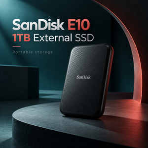 Unidad de Estado Sólido Externa Portátil SanDisk E10 de 1 TB con USB Tipo C de 20 W para Almacenamiento de Archivos en el Ordenador Portátil, Viajes y Oficina - Product Image 3