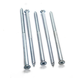 Tornillo para Madera con Cabeza Avellanada de Acero al Carbono Marca PDC, Rosca Gruesa Parcial, Punta Afilada, Acabado Óxido Negro, Métrico/Pulgada, Clase 4 - Product Image 6