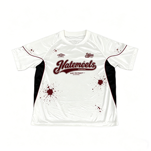Camiseta de Mezclilla Extra Grande Personalizada, Formal, con Impresión DTG, Fabricada por OEM, Jersey de Fútbol Sublimado, Uniforme de Fútbol Transpirable, Ropa Deportiva de Secado Rápido - Product Image 1