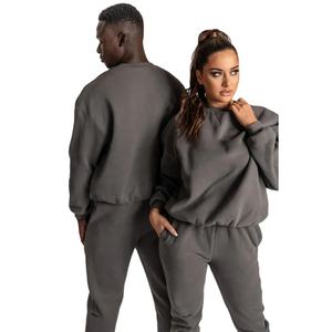 Sudadera con Capucha de Invierno de 500 Gsm al por Mayor, Chándal Holgado de Felpa Francesa, Conjunto de 2 Piezas Personalizado para Hombre, Logotipo Personalizado, Transpirable, Antibacteriano - Product Image 4