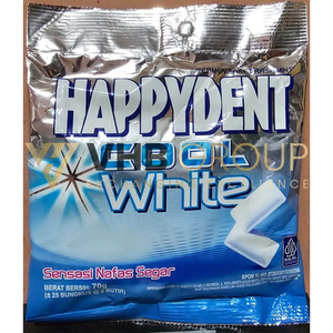 Bonbons durs Happydent à la menthe bleue, sachet de 2,8 g, vente en gros - Product Image 2