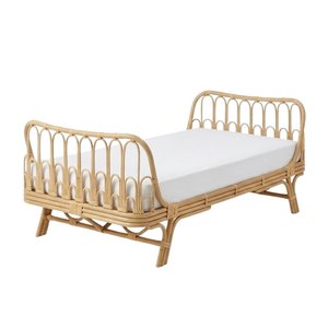 Kids King Single Rattan <b>Bed</b> Kids Furniture Nursery Room Cheap Price Factory Direct Sale Hot Sale High Quality - Product Image 3