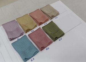 Tissu en polyester satiné brut écologique, léger, 60 GSM, tissé, en stock, pour vêtements, Kurti, robe, sari, femmes et filles - Product Image 5