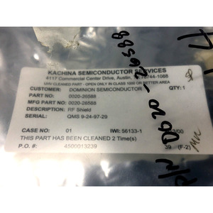 AMAT 0020-26588 Shield 8" PCII, 125804 - Equipo y Piezas de Semiconductores de Confianza de Marca Global Legacy - Product Image 3