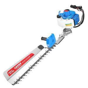 Taille-haie à essence 25,6 cm³, lame double 600 mm, moteur 2 temps, coupe-arbustes pour aménagement paysager - Product Image 2