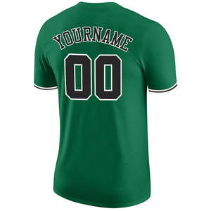 Maillot de baseball personnalisé vert à manches courtes, chemise de sport athlétique, uniforme d'équipe personnalisé, OEM, marque privée, chemises pour hommes - Product Image 4