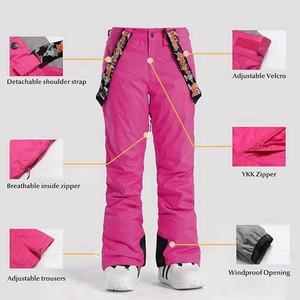 Professional Custom Women's <b>Ski</b> Suit Waterproof Breathable Zipper Stand Up Collar Fully Taped Seams Windproof Plus Size - Product Image 4