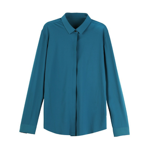 Blusa de Oficina Elegante para Mujer, Estampada, Bordada, de Chifón, Holgada, de Manga Larga, al por Mayor - Product Image 2