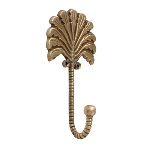 Porte-manteau mural artisanal vintage en bois, support décoratif en fer forgé antique pour clés et chapeaux, pour la maison - Product Image 4