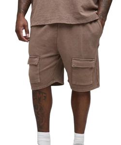 Verano en blanco hombres cordón pantalones cortos de sudor hombres logotipo personalizado marca calle Unisex grueso francés Terry algodón Casual gimnasio pantalones cortos de sudor - Product Image 1