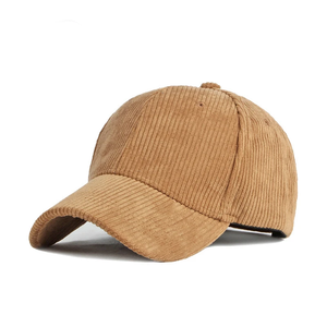 New autumn and winter solid color corduroy <b>baseball</b> <b>cap</b> for <b>men</b> and women, simple duckbill <b>cap</b> - Product Image 4