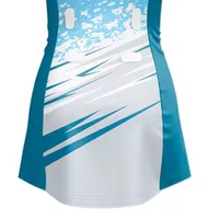 Supplier Terbaik Seragam Netball Desain Kustom Tim Olahraga Wanita Jersey Netball Dapat Disesuaikan Grosir Jersey Latihan untuk Dewasa