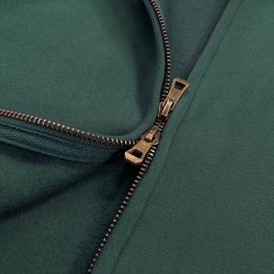 Sudadera con Capucha Personalizada, 100% Algodón, Bordada, Lisa, Extra Grande, Corta, Estilo Vintage, con Doble Cremallera, Unisex - Product Image 3