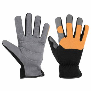 <b>Synthetic</b> <b>Leather</b> Amara Mechanical Work Gloves High Quality Heavy Duty Anti Slip Heat Resistant Hand Protection Gloves - Product Image 4