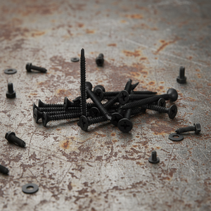 Tornillo para paneles de yeso, clase 8.8, acero al carbono, métrico/pulgadas, recubierto de fosfato, cabeza Phillips, rosca fina/gruesa, punta de perforación, autoperforante - Product Image 1