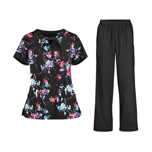 Women Medical Scrubs Uniform Custom Made Wholesale Hospital Staff Uniforms For Women Clothing For Sale - Product Image 1