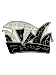 <b>Top</b> Selling White and <b>Red</b> Velvet Made Formal Fancy Carnival <b>Hat</b> Festival Headwear Carnival Prince Cap - Product Image 3