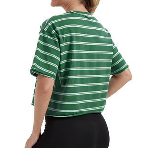 Camiseta Casual de Mujer, Elástica, de Spandex/Algodón, Estampada, Antiarrugas, Transpirable, Cuello Redondo, Manga Corta, Personalizada para Camiseta de Punto - Product Image 6