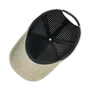 Casquette de baseball et de golf perforée découpée au laser, personnalisable avec logo, imperméable et à séchage rapide, modèle sportif vierge de haute qualité 2026 - Product Image 5