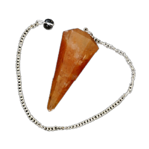 Meilleure vente 6 facettes aventurine pendule naturel jaune Agate amour pierre artisanat haute qualité gemmes semi-précieuses en gros - Product Image 1