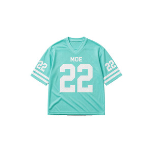 Maillot de football américain rétro hip-hop personnalisé, surdimensionné, en maille respirante, style universitaire, streetwear, vêtements unisexes personnalisés pour l'été, vente en gros - Product Image 3