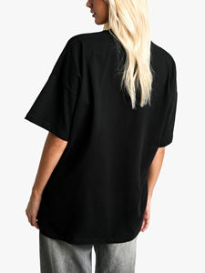 T-shirt pour femme de haute qualité, 100% coton, 220 g, col rond, coupe ample, écologique, appliques estivales, décontracté, respirant - Product Image 6