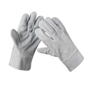 Guantes de Trabajo de Cuero Reforzados para Hombre, Resistentes al Calor, Protección para las Manos, Anti-corte, Guantes de Seguridad para Mecánicos y Trabajadores - Product Image 3