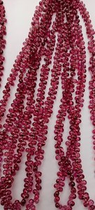 Perles de grenat rhodolite naturel, forme poire lisse, qualité supérieure, pierres semi-précieuses, 3x5mm à 6x4mm, pour bijoux - Product Image 2