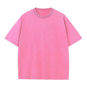 Camiseta de hombre personalizada vintage color carbón, de algodón grueso con lavado efecto nieve, lisa para venta al por mayor, oversize con hombro caído, estilo streetwear retro - Product Image 4