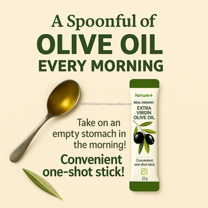 Suplemento DE SALUD DE Corea de aceite de oliva extra virgen prensado en frío orgánico OEM con beneficios antioxidantes y digestivos para adultos - Product Image 6