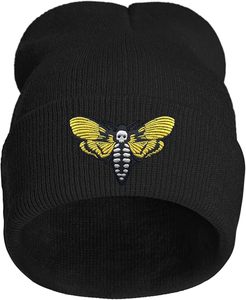 Gorro de Punto Bordado con Diseño de Anime, 100% Acrílico, Transpirable, Impermeable, Unisex, para Otoño, Invierno y Playa, Diseño Gengar - Product Image 1