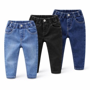 En gros, Jeans cargo amples pour garçons, taille mi-haute, en denim décontracté, style streetwear pour enfants, avec plusieurs poches, effet délavé - Product Image 4