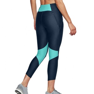 Leggings Capri 7/4 sur mesure pour femme, taille haute, imprimés, en Spandex/Polyester, doux, élastiques, amincissants et effet ventre plat - Product Image 4