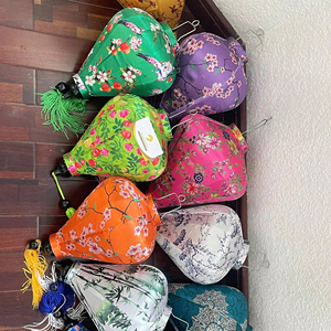 Farol de Tela Retro para el Festival del Medio Otoño, Decoración para Jardín, Farol Colgante de Seda, Faroles Orientales Antiguos para Exteriores 2026 - Product Image 1